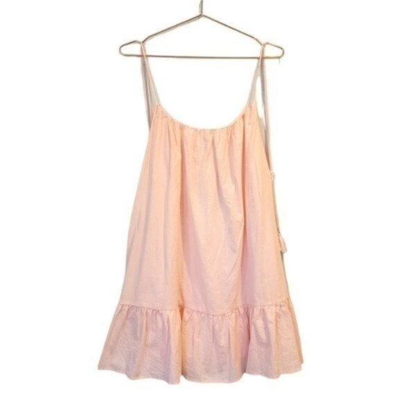 Lulu's | Tassel Adjustable Straps Mini Dress Light Pink - Picture 2 of 8